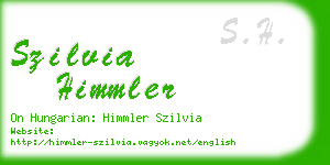 szilvia himmler business card